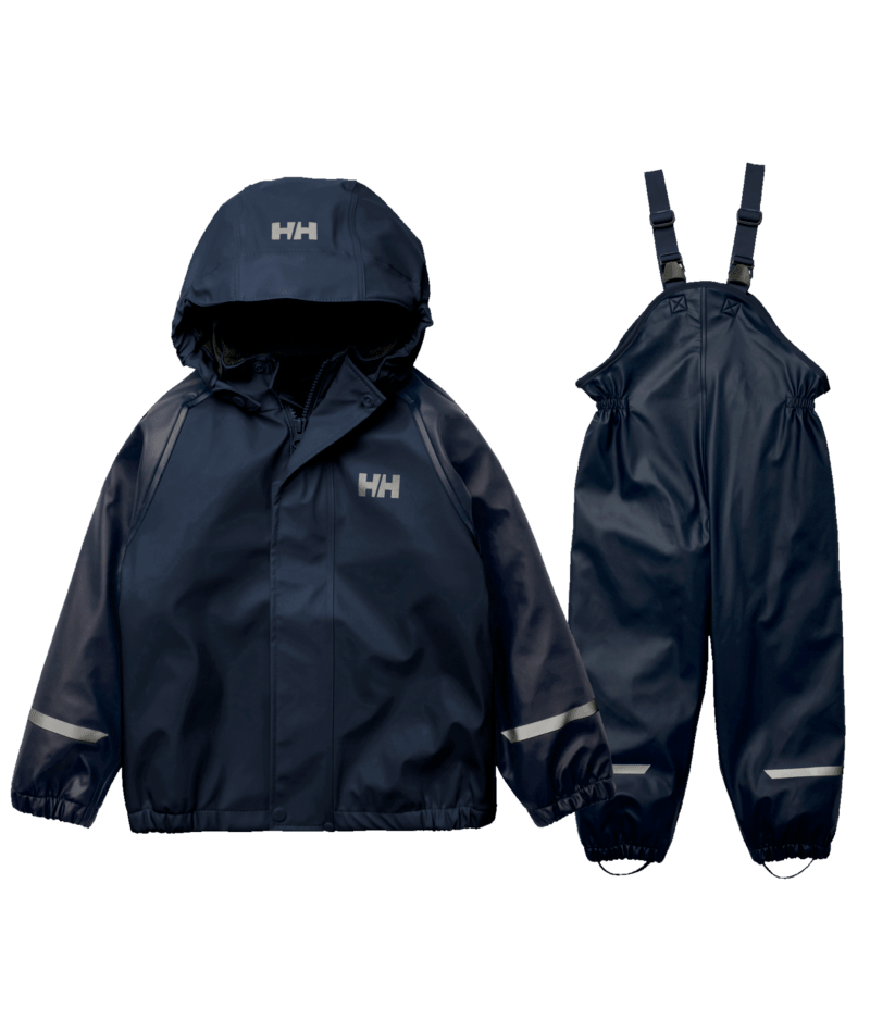Helly Hansen Kids’ Bergen Fleece-Lined Rain Set 2.0 Regnsæt Børn - Navy - Navy