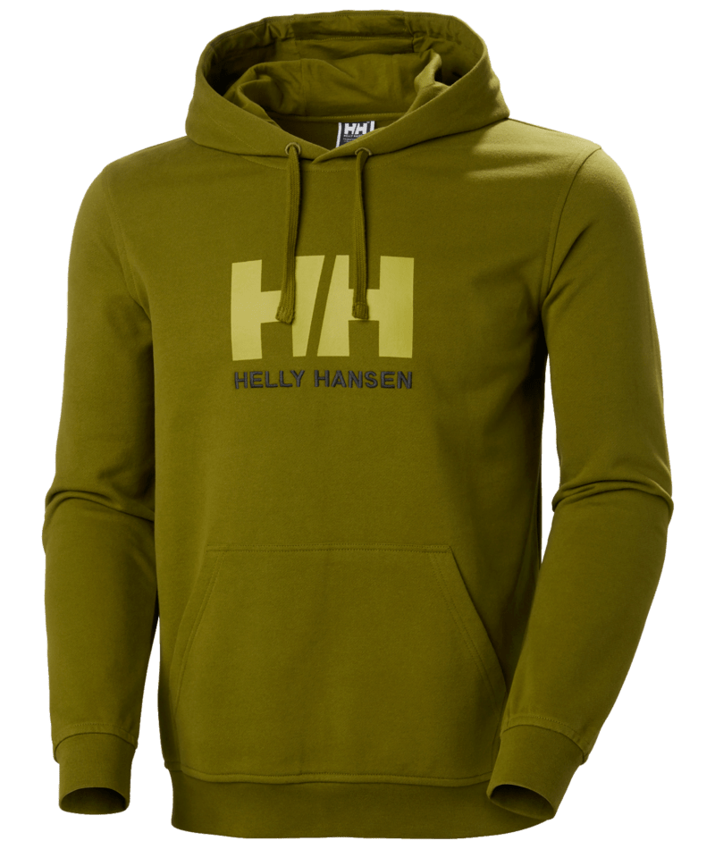 Helly Hansen Men's HH® Logo Hoodie Hættetrøje Herre - Olive Green - Olive Green