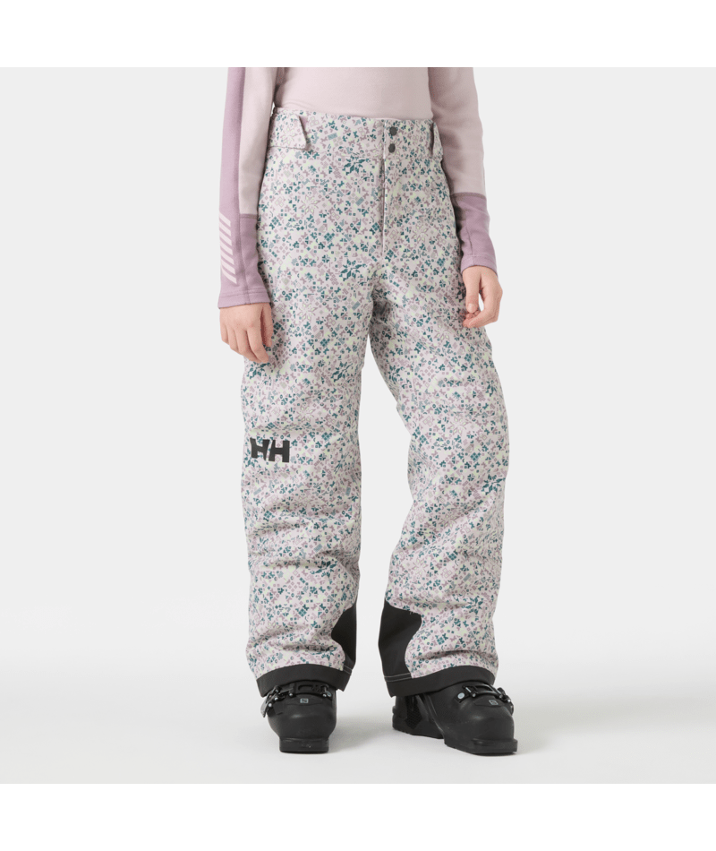 Helly Hansen Juniors Girls’ Diamond Pants Skibukser Børn - Purple Clay AOP Sample