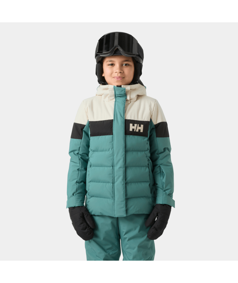 Helly Hansen Juniors' Diamond Ski Jacket Skijakke Børn - Opal Green Sample -