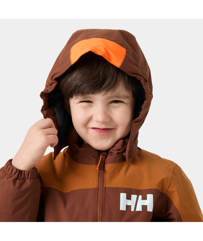 Helly Hansen Kids' Rider Jacket Skijakke Børn - Iron Oxide Sample