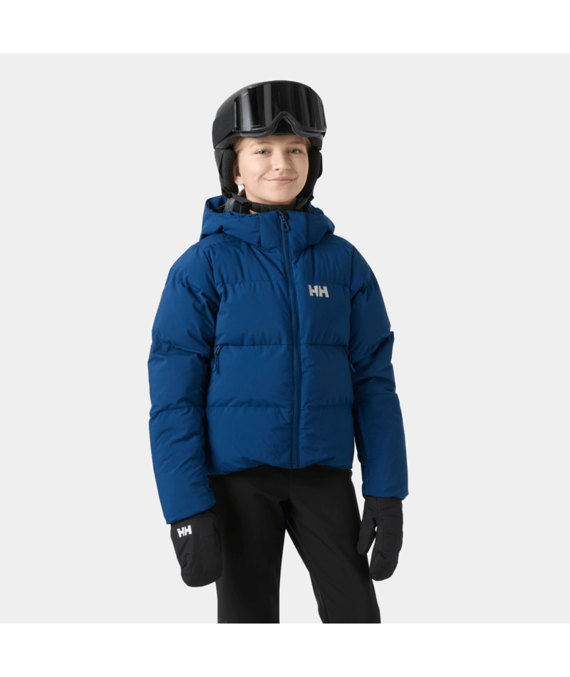 Helly Hansen Juniors' Nora Short Puffy Ski Jacket Skijakke Børn - Dark Blue Sample