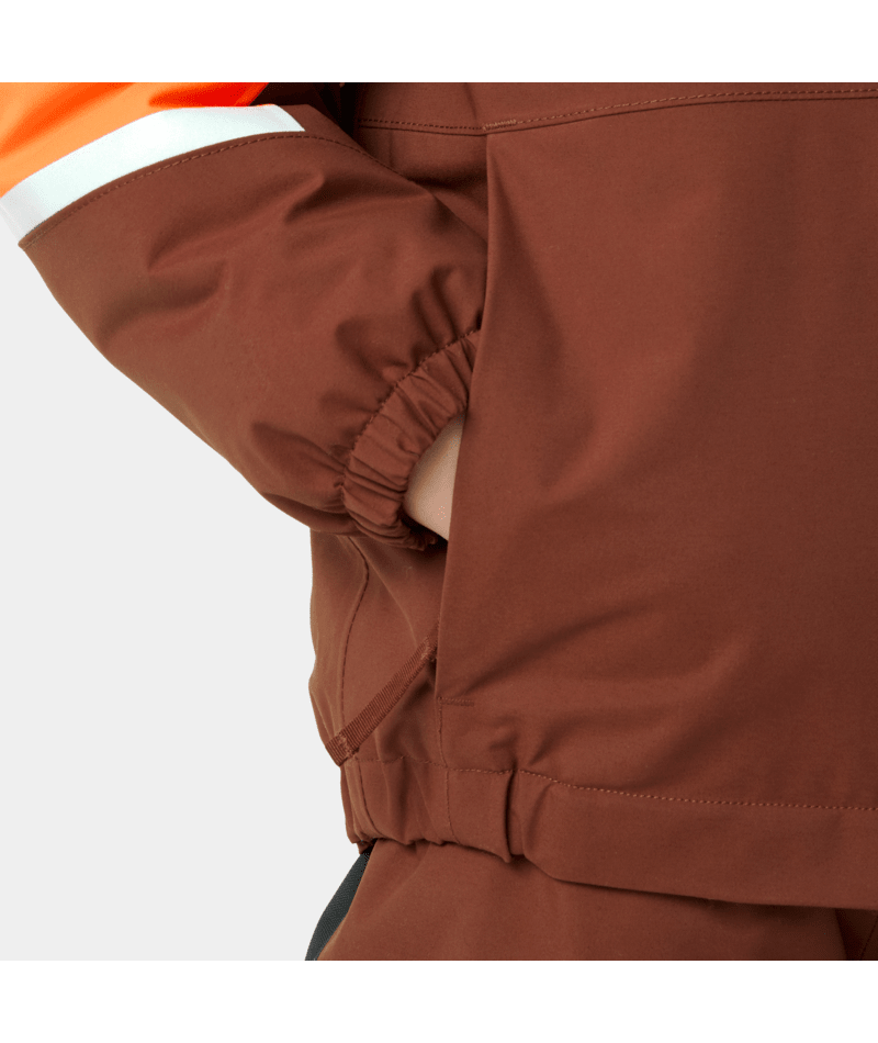 Helly Hansen Kids' Rider Jacket Skijakke Børn - Iron Oxide Sample