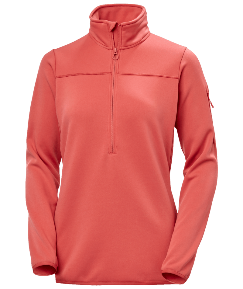 Helly Hansen Women's Alphelia Zero 1/2 zip Fleece - Poppy Red - Poppy Red