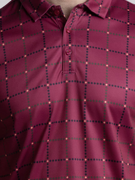 Cross Sportswear M Beau Poloshirt Polo T-shirt Herre - Berry Wine -