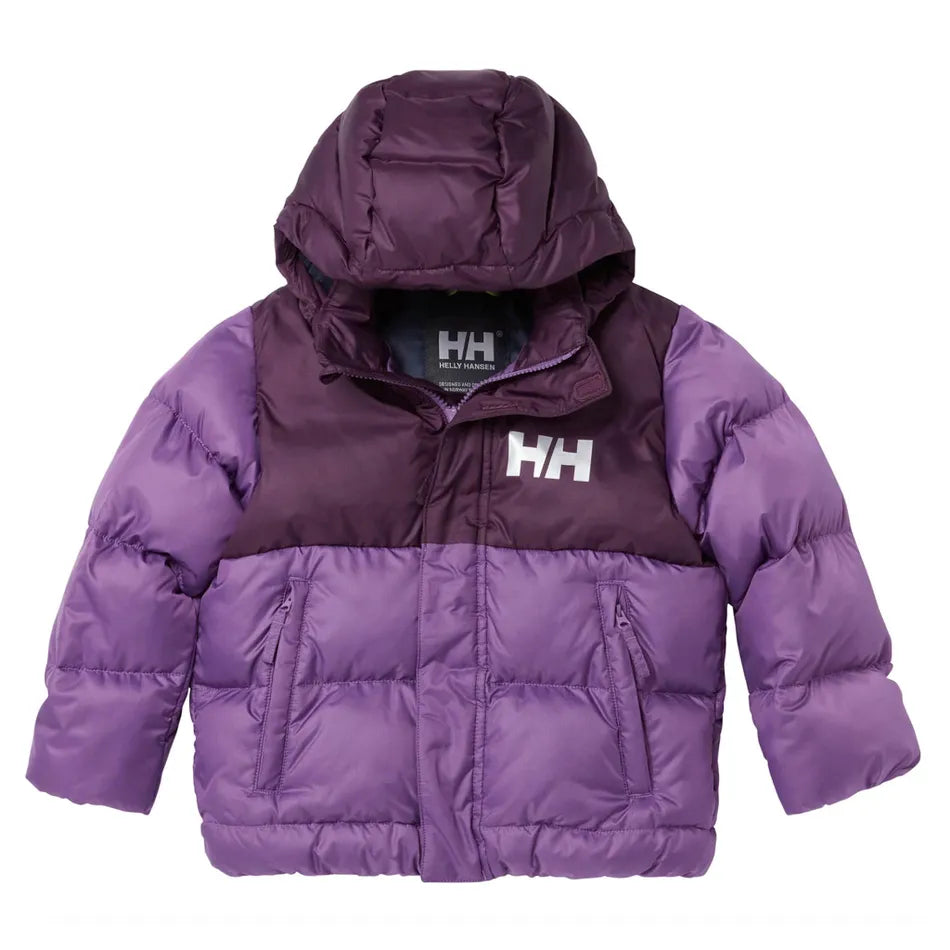 Helly Hansen K Vision Børne Pufferjakke - Crushed Grape 104 cm 4 år