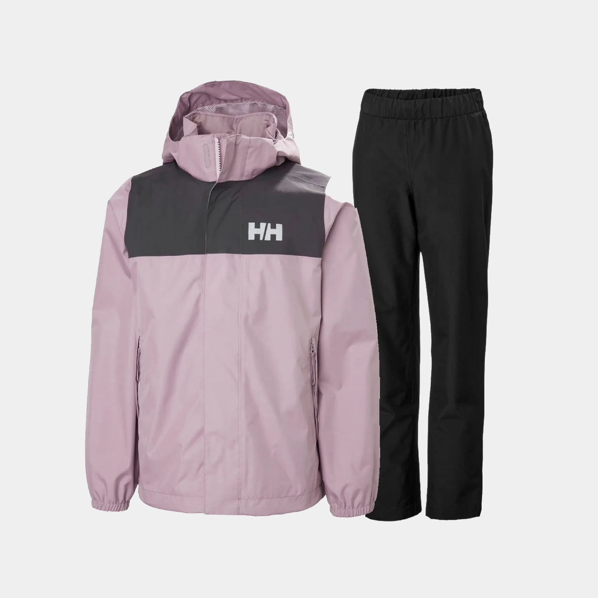 Helly Hansen Juniors’ Vancouver & Juell Regnsæt Børn - Purple Clay - 176 cm 16 år