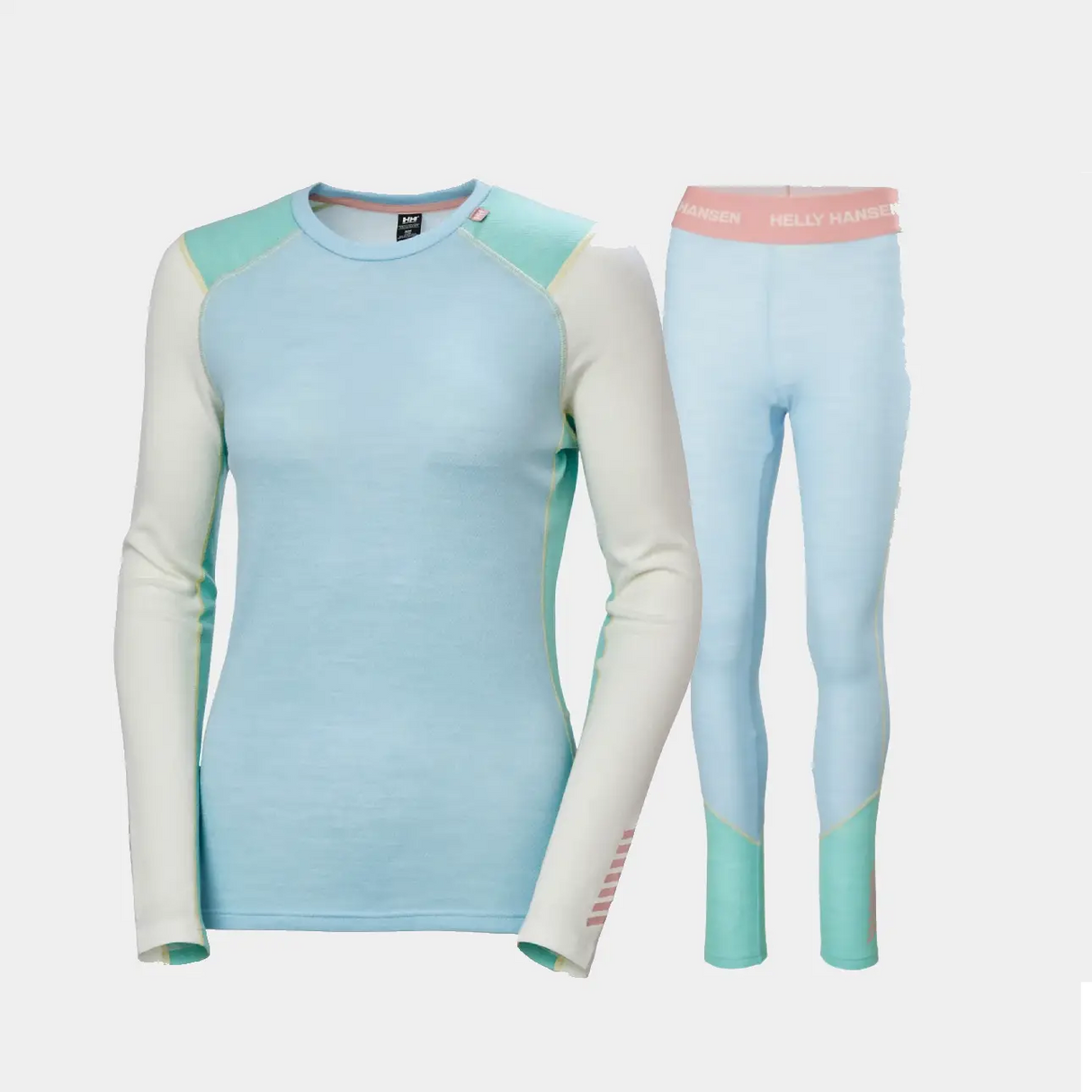 Helly Hansen Women's LIFA® Merino Midweight Skiundertøj Sæt Dame - Light Cyan - XL