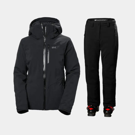 Helly Hansen Women's Alphelia Skisæt Dame - Black / Black - XL