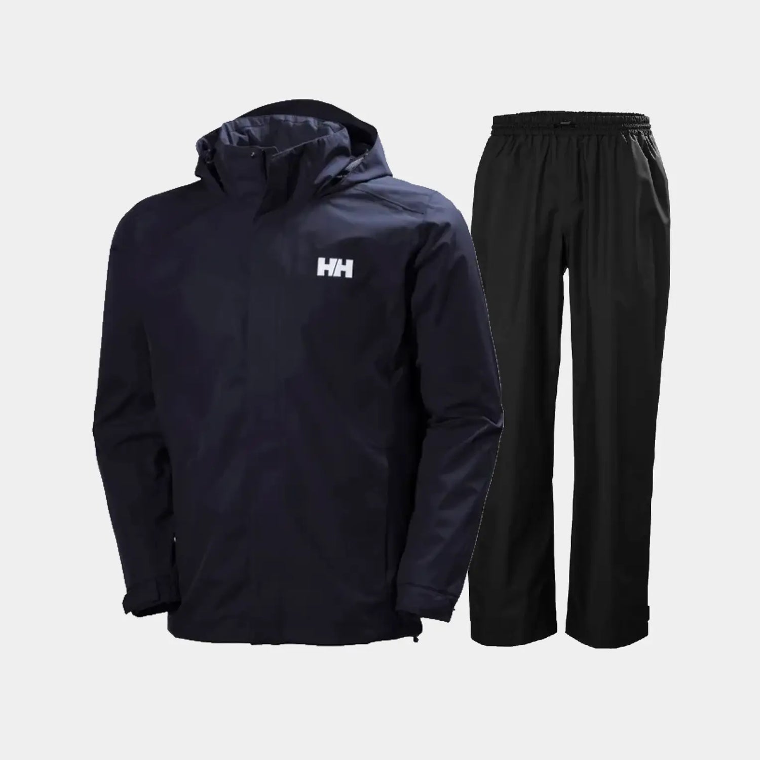 Helly Hansen Men's Dubliner & HH Regnsæt Herre - Navy / Black - 5XL