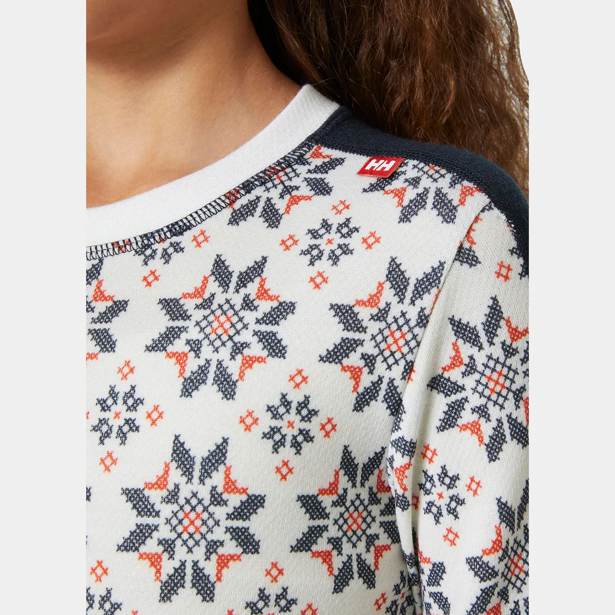 Helly Hansen Juniors' Graphic LIFA® Merino Base Layer Set Skiundertøj Børn - Navy -