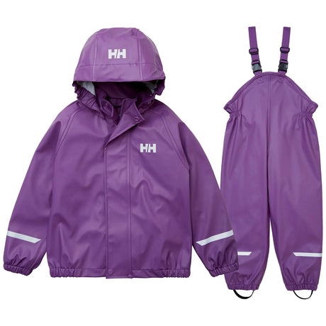 Helly Hansen Kids' Bergen 2.0 PU Rainset Regnsæt Børn - Crushed Grape -