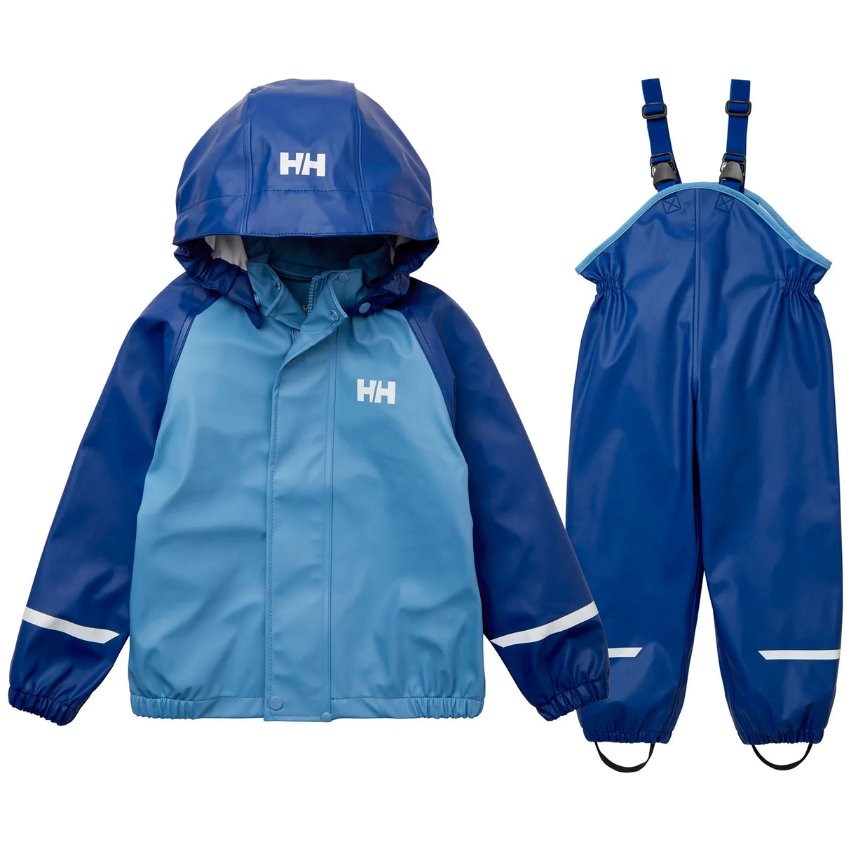 Helly Hansen Kids' Bergen 2.0 PU Rainset Regnsæt Børn - Deep Fjord -