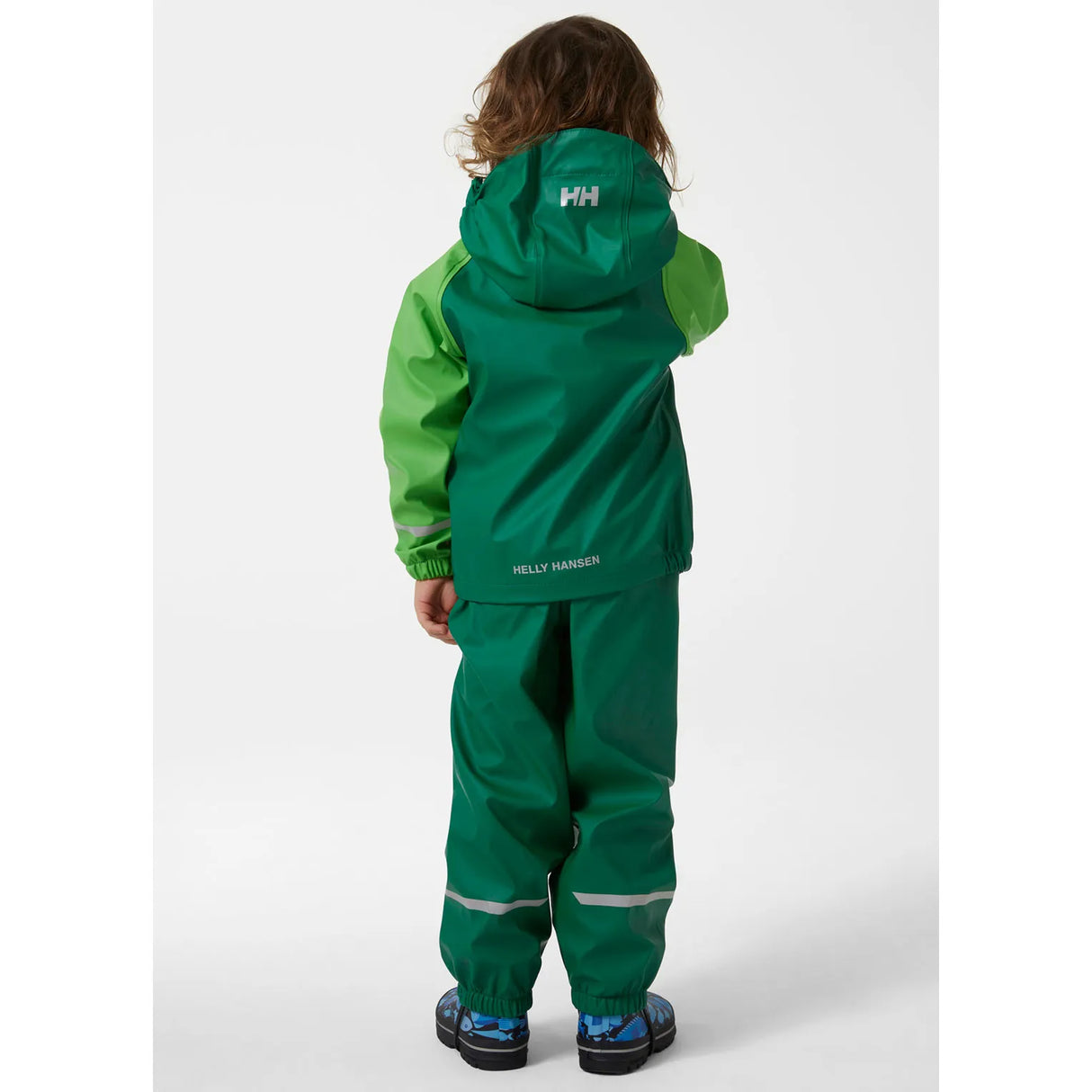 Helly Hansen Kids' Bergen 2.0 PU Rainset Regnsæt Børn - Malachite -