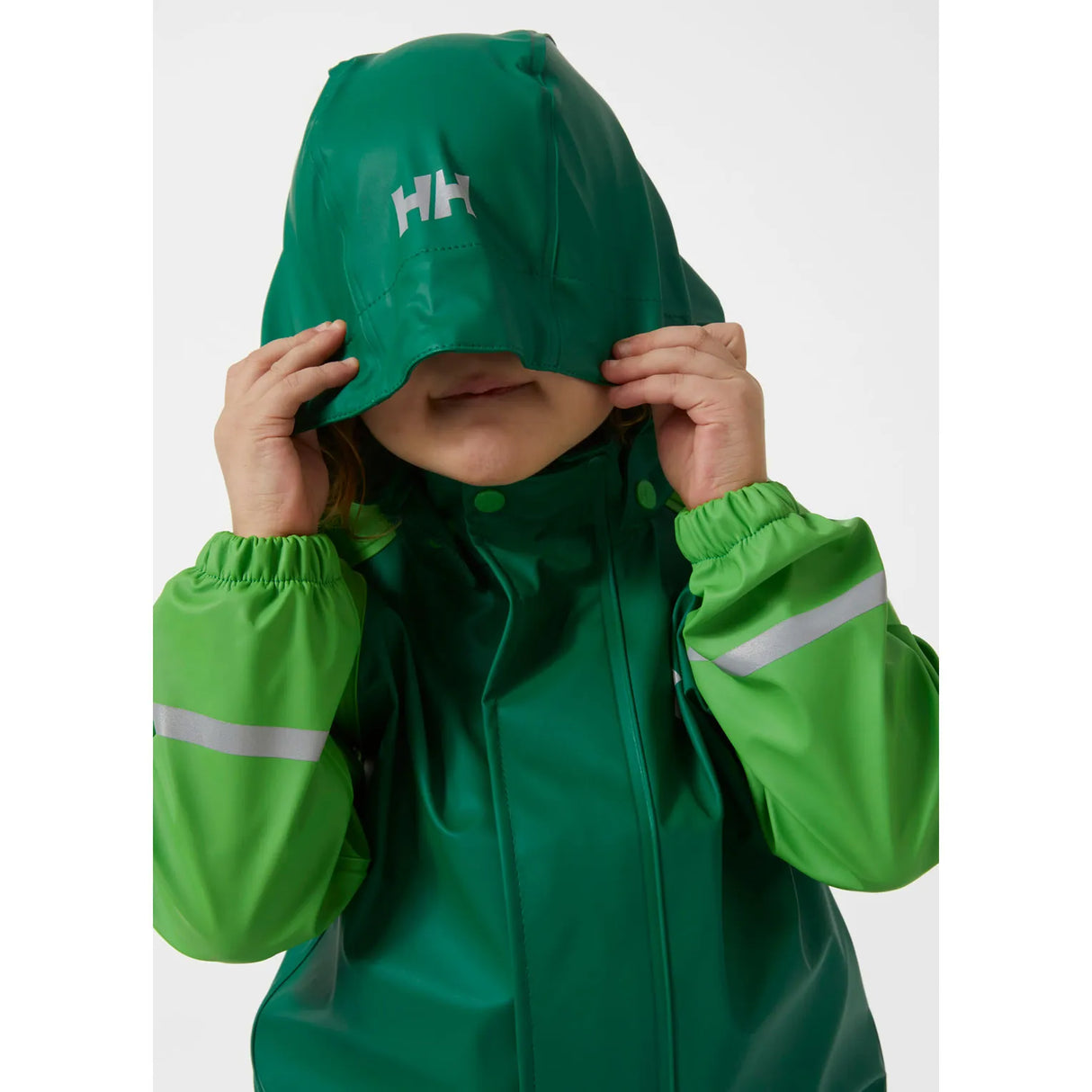 Helly Hansen Kids' Bergen 2.0 PU Rainset Regnsæt Børn - Malachite -