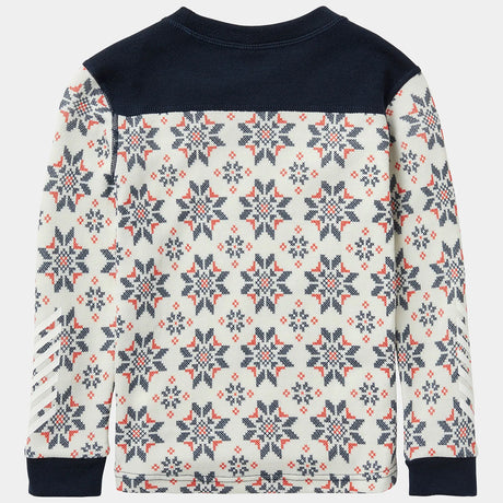 Helly Hansen Kids' Graphic LIFA® Merino Wool Base Layer Set Skiundertøj Børn - Navy -