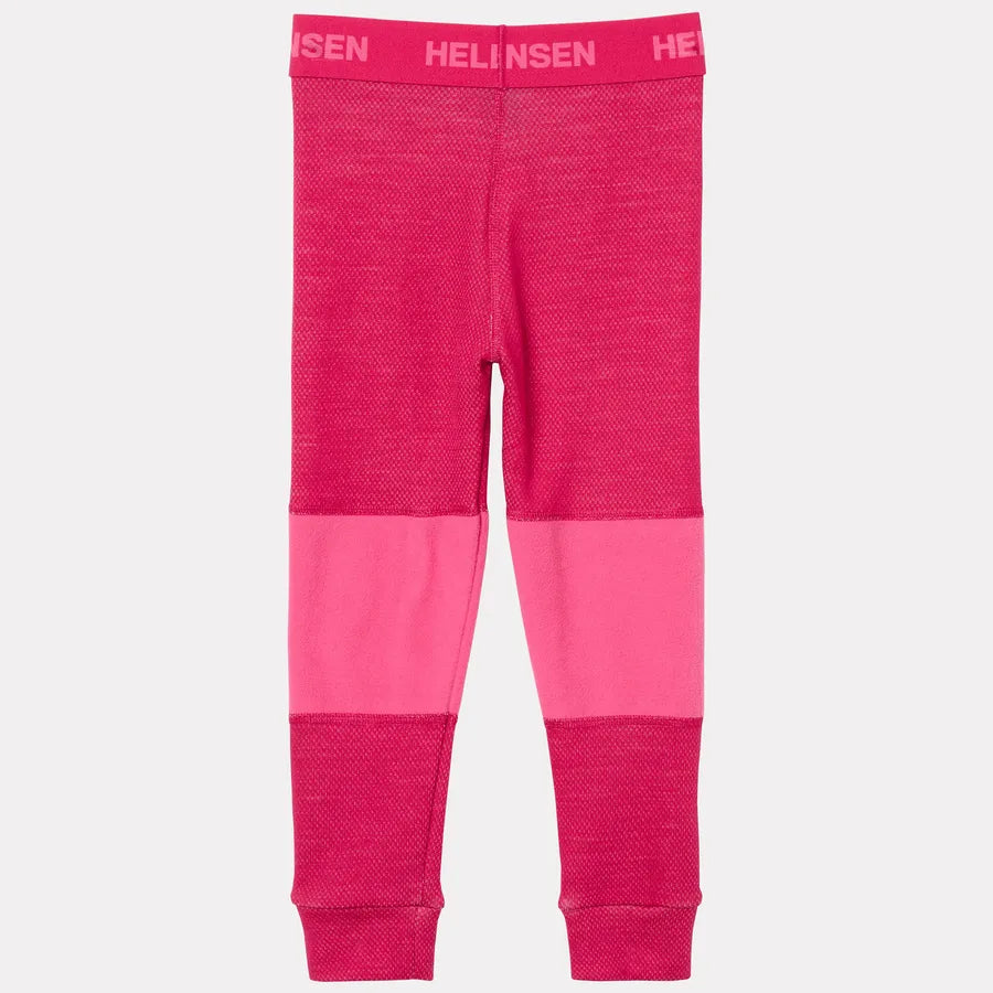 Helly Hansen Kids' LIFA® Merino Wool Base Layer Set Skiundertøj Børn - Hot Pink