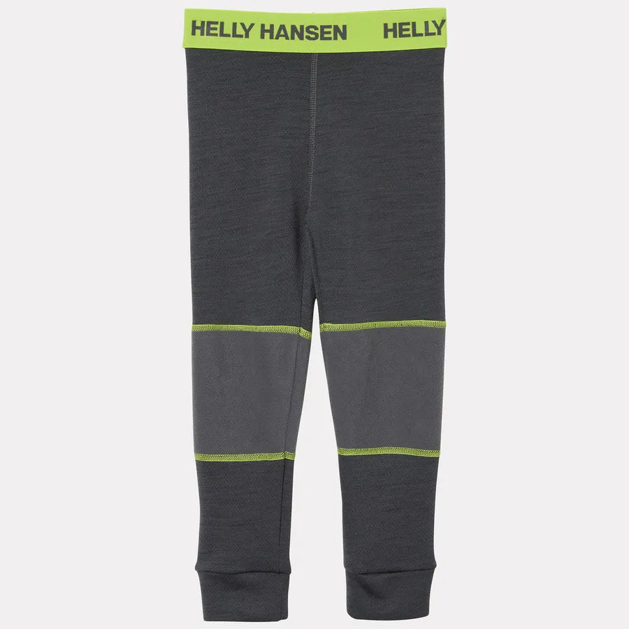 Helly Hansen Kids' LIFA® Merino Wool Base Layer Set Skiundertøj Børn - Thunder Grey