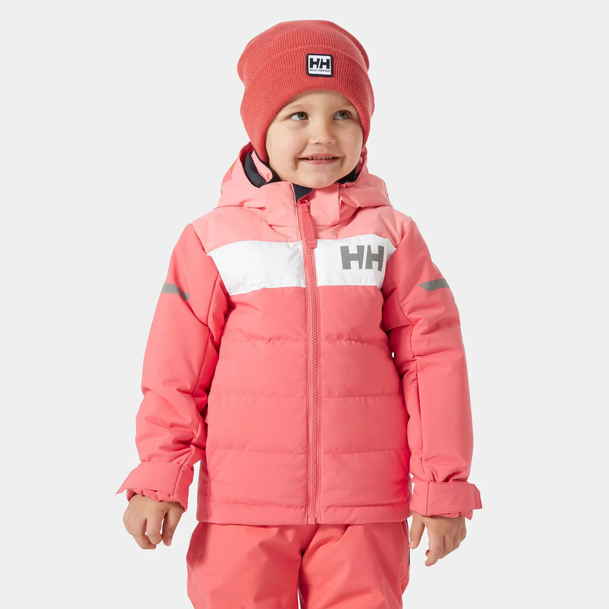 Helly Hansen Kids’ Vertical Insulated Ski Jacket Skijakke Børn - Sunset Pink -