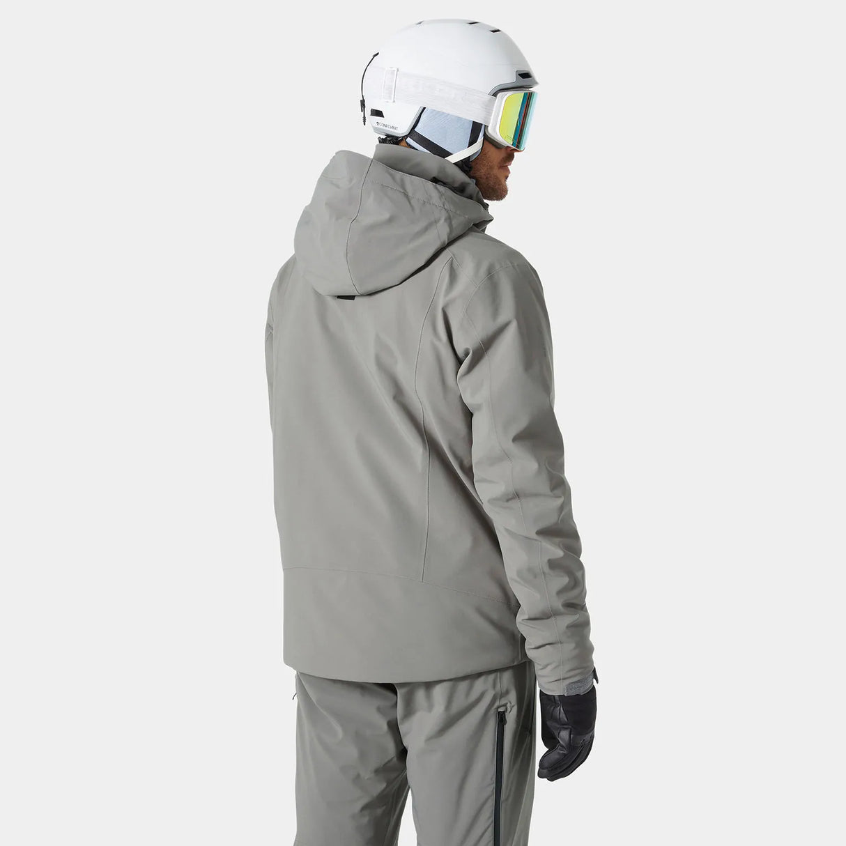 Helly Hansen Men's Alpha 4.0 Skisæt Herre - Concrete / Dark Creek -