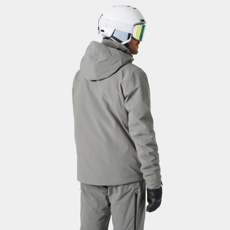 Helly Hansen Men's Alpha 4.0 Skisæt Herre - Concrete / Dark Creek -