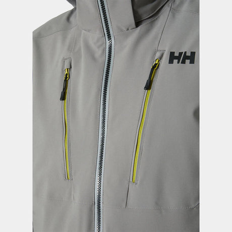 Helly Hansen Men's Alpha 4.0 Skisæt Herre - Concrete / Dark Creek -