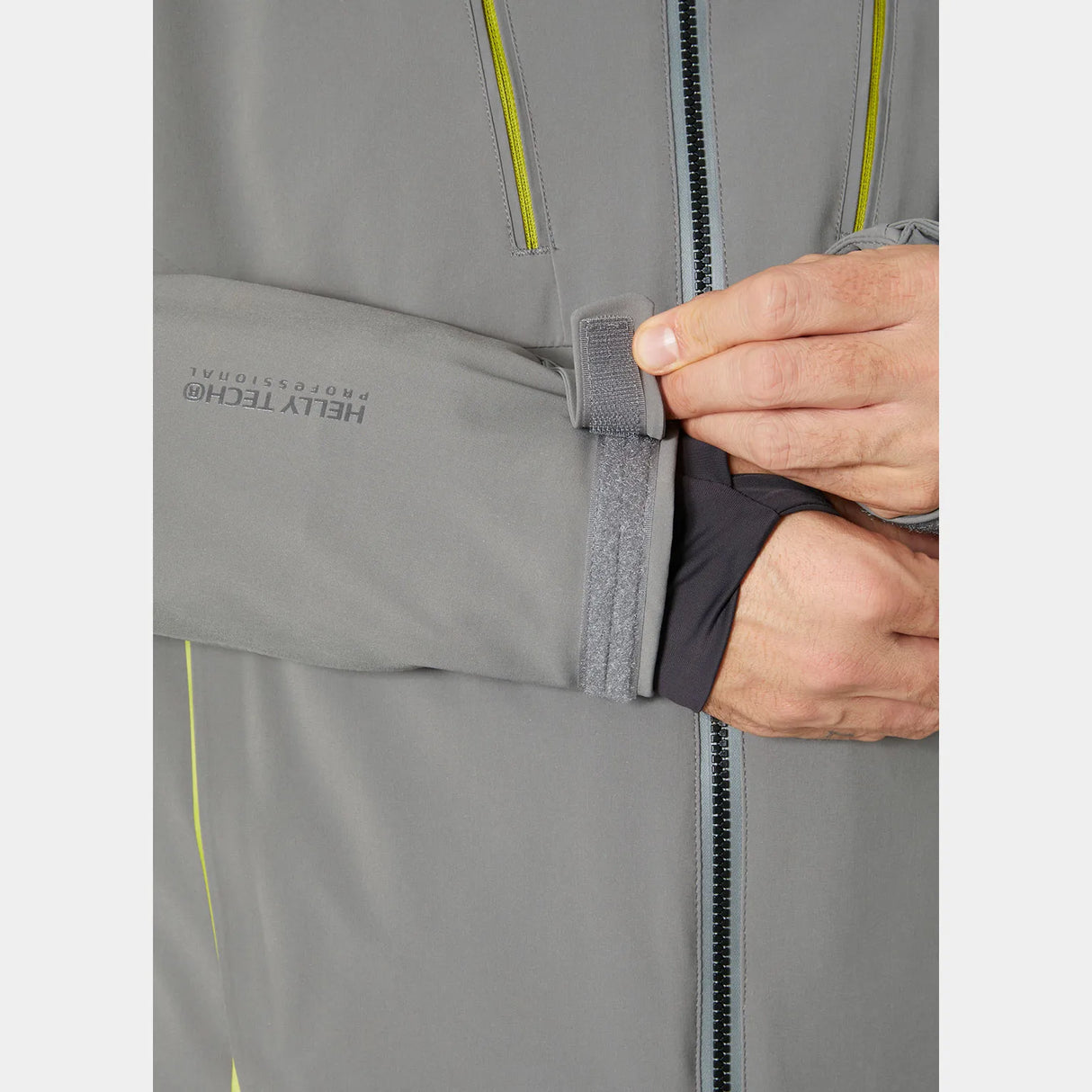 Helly Hansen Men's Alpha 4.0 Skisæt Herre - Concrete / Dark Creek -