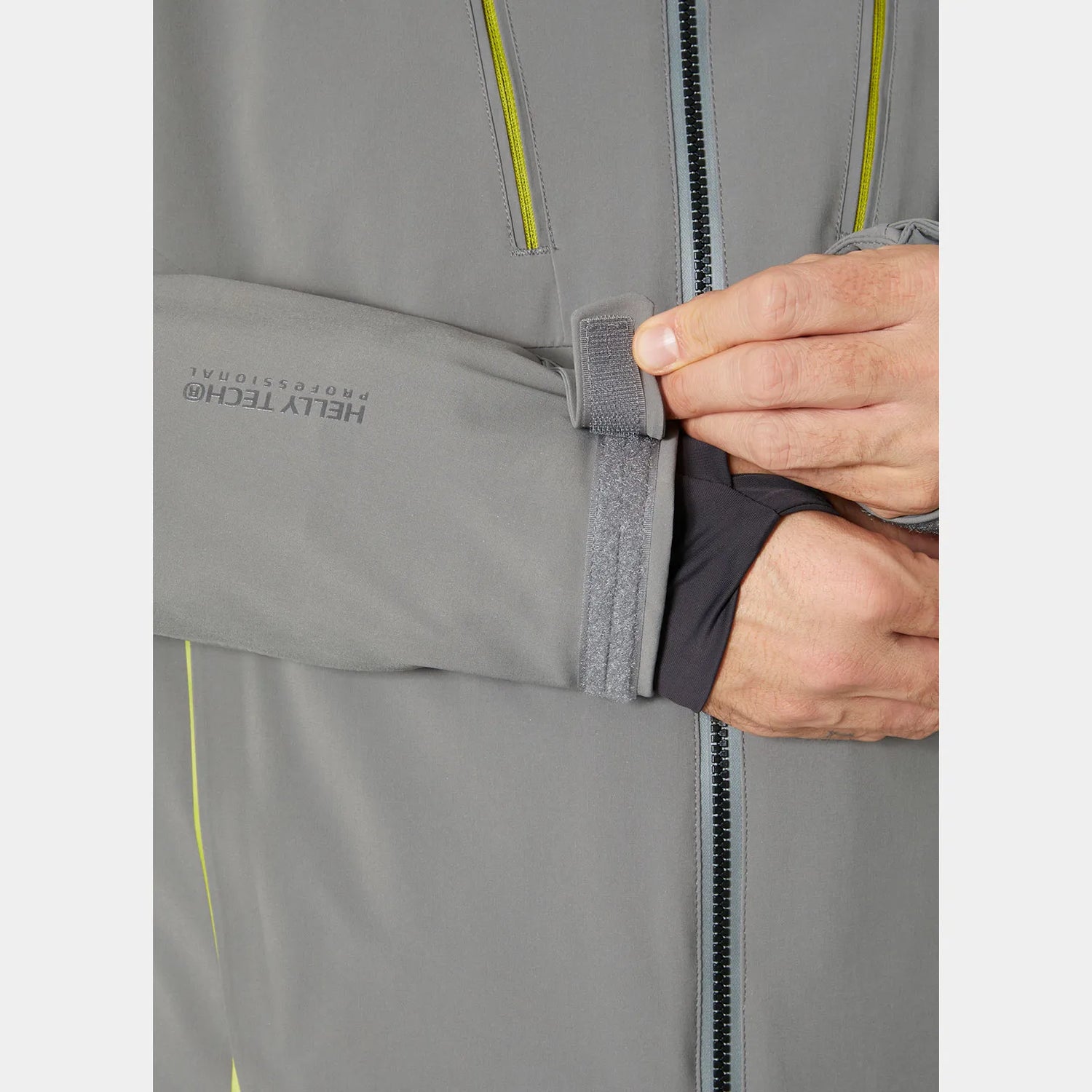 Helly Hansen Men's Alpha 4.0 Skisæt Herre - Concrete / Dark Creek -