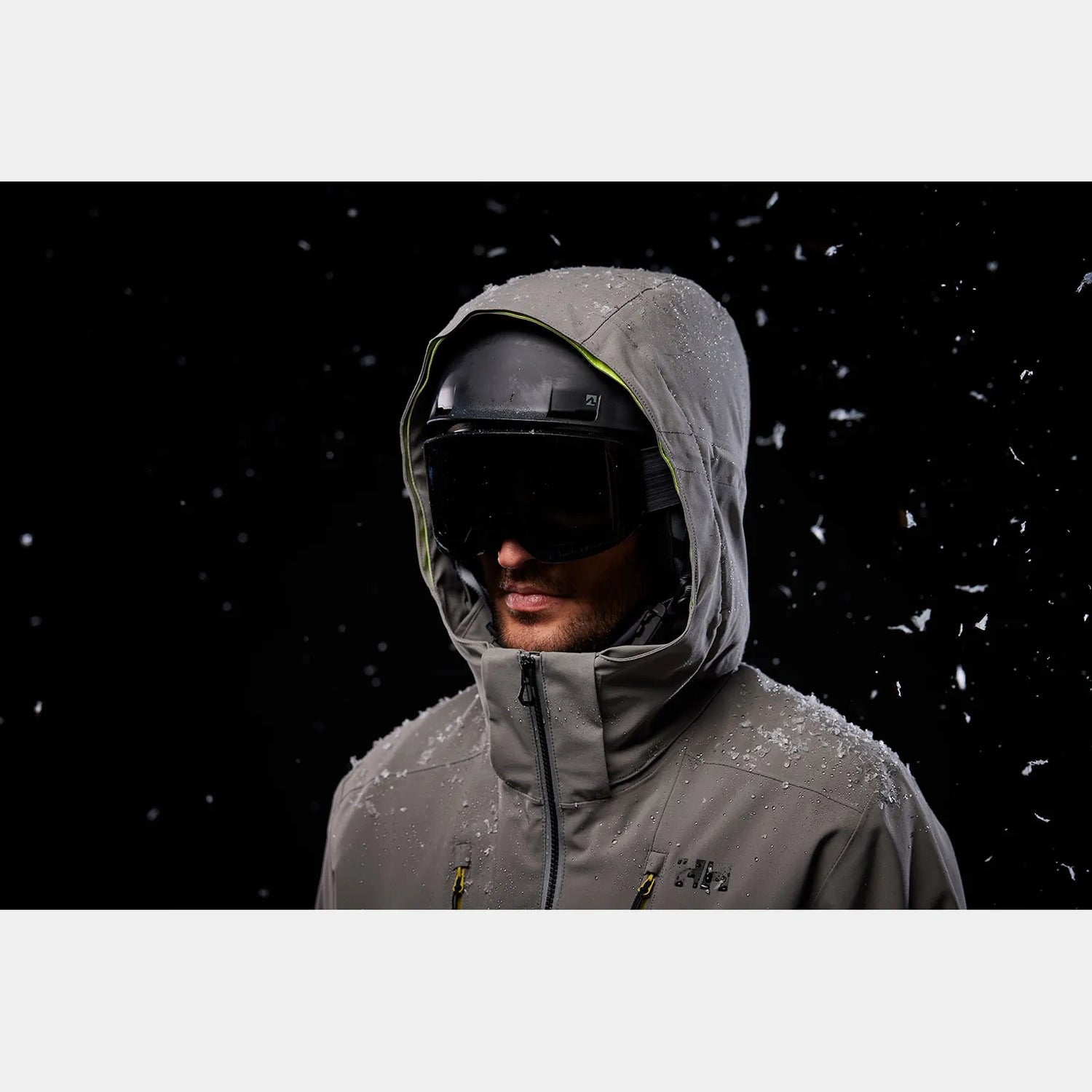 Helly Hansen Men's Alpha 4.0 Skisæt Herre - Concrete / Dark Creek -