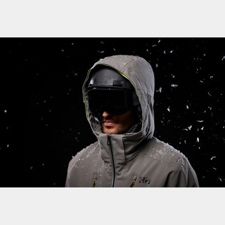 Helly Hansen Men's Alpha 4.0 Skisæt Herre - Concrete / Dark Creek -