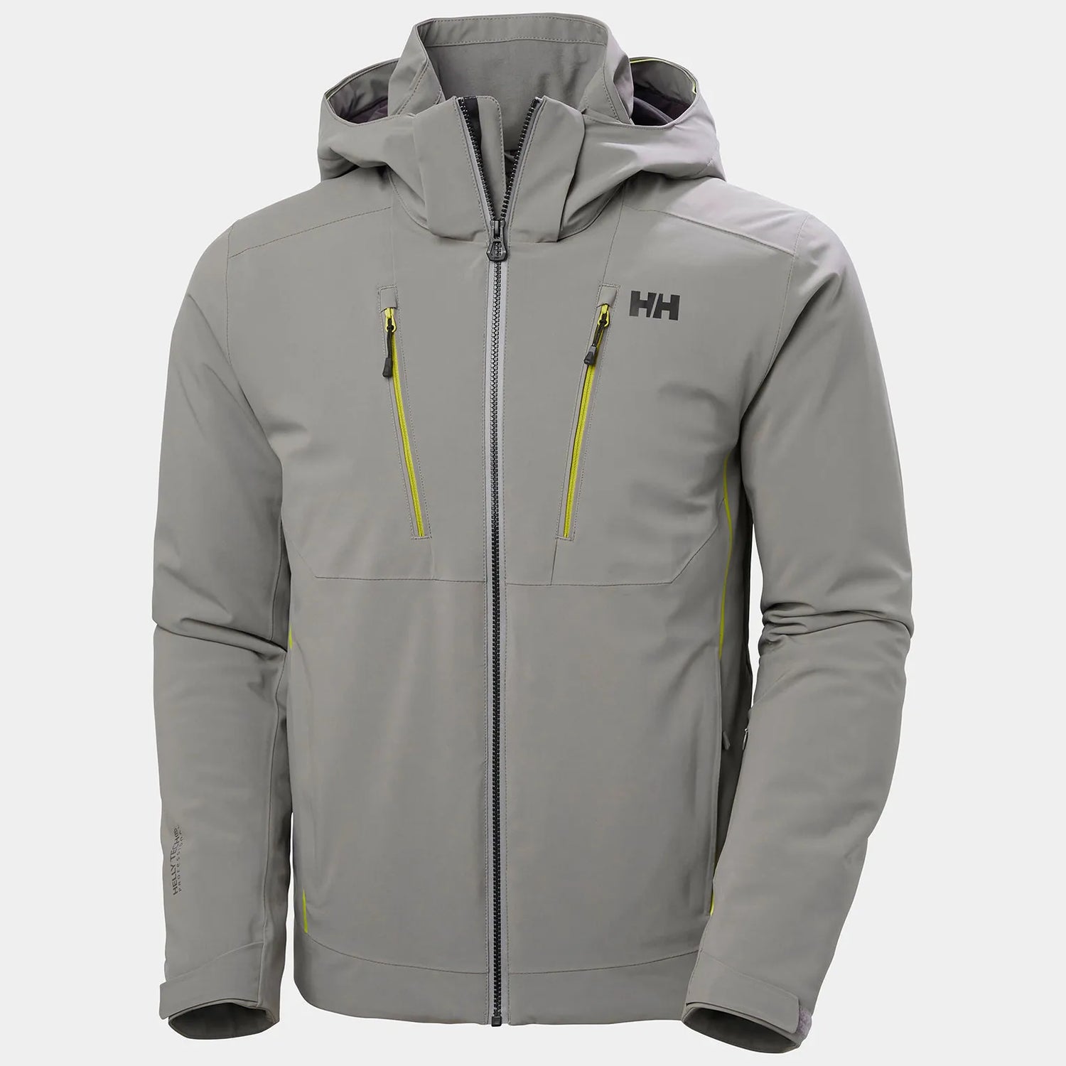 Helly Hansen Men's Alpha 4.0 Skisæt Herre - Concrete / Dark Creek -