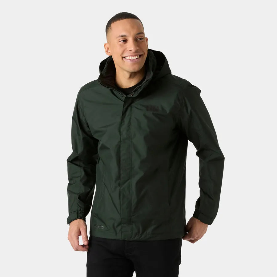 Helly Hansen Men's Dubliner Waterproof Jacket Regnjakke Herre - Dark Jungle