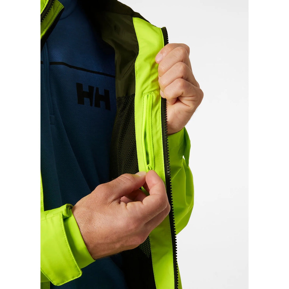 Helly Hansen Men's HP Racing Sailing Jacket Sejlerjakke Herre - Azid Lime -