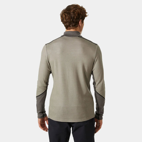 Helly Hansen Men's LIFA® Merino Midweight Half-Zip Skiundertøj Sæt Herre - Terrazzo / Black -