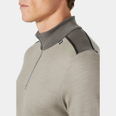 Helly Hansen Men's LIFA® Merino Midweight Half-Zip Skiundertøj Sæt Herre - Terrazzo / Black -