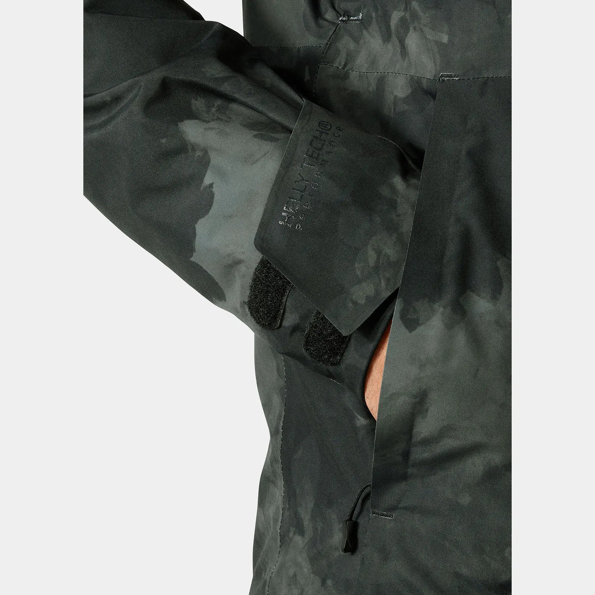 Helly Hansen Men's Powderface / Sogn Skisæt Herre - Black Marble / Neon Orange -