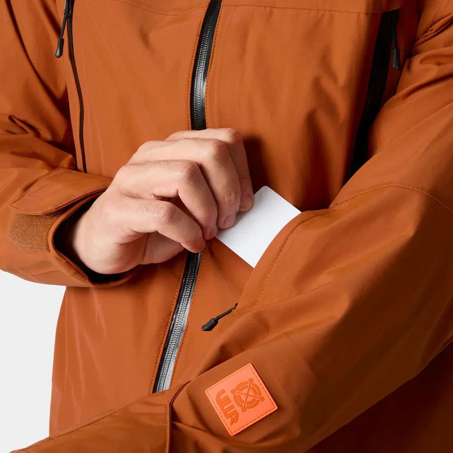 Helly Hansen Men's Sogn Shell 2.0 Ski Shell Jacket Skijakke Herre - Ginger Biscuit