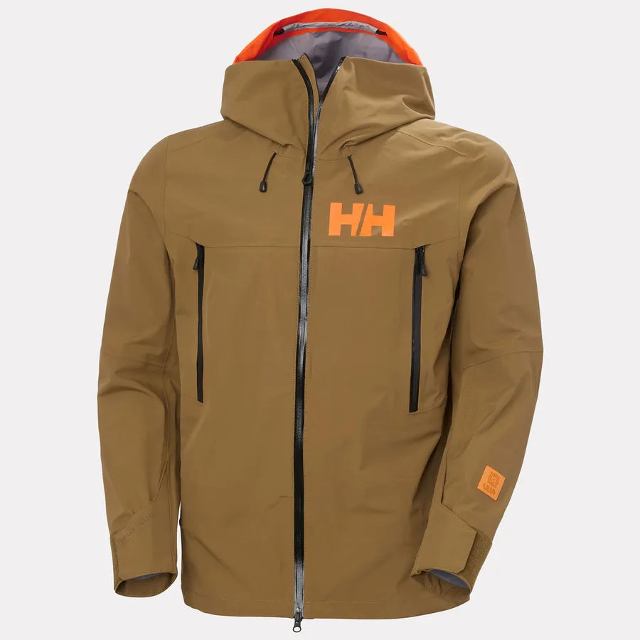 Helly Hansen Men's Sogn Shell 2.0 Ski Shell Jacket Skijakke Herre - Sepia