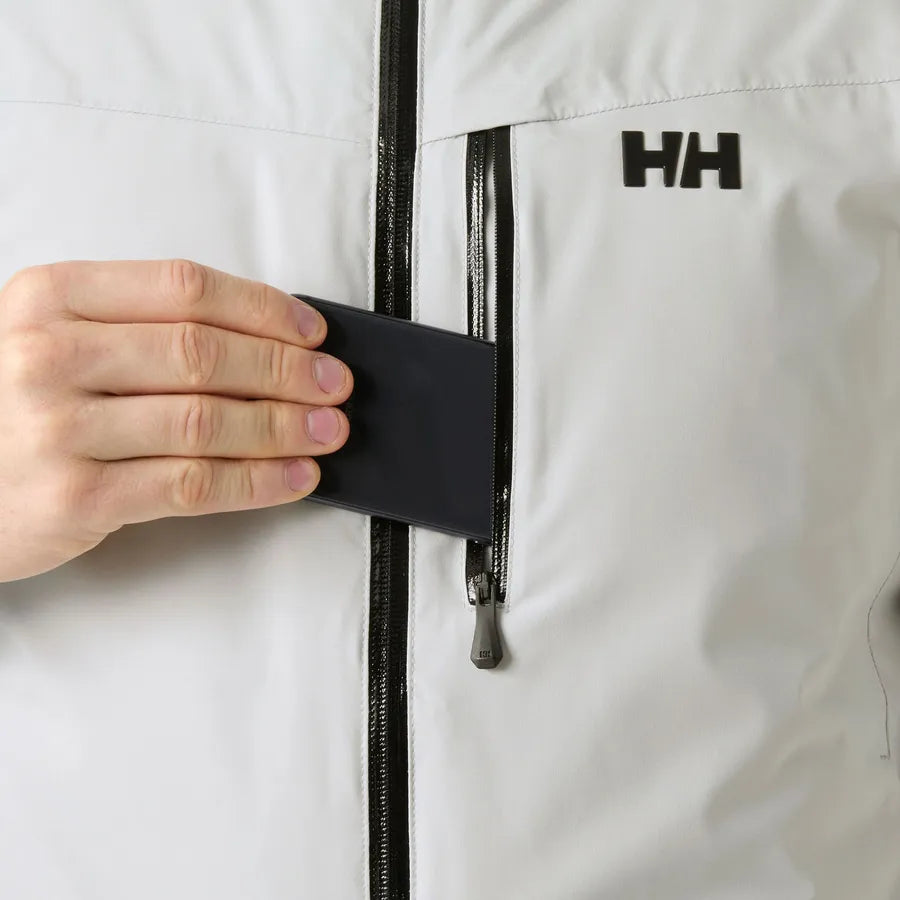 Helly Hansen Men's Swift Team Insulated Ski Jacket Skijakke Herre - Grey Fog