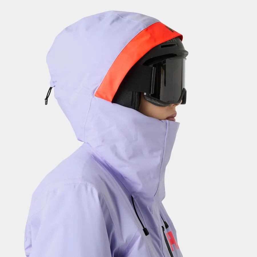Helly Hansen Women's Powshot Jacket Skijakke Dame - Bright Lavender
