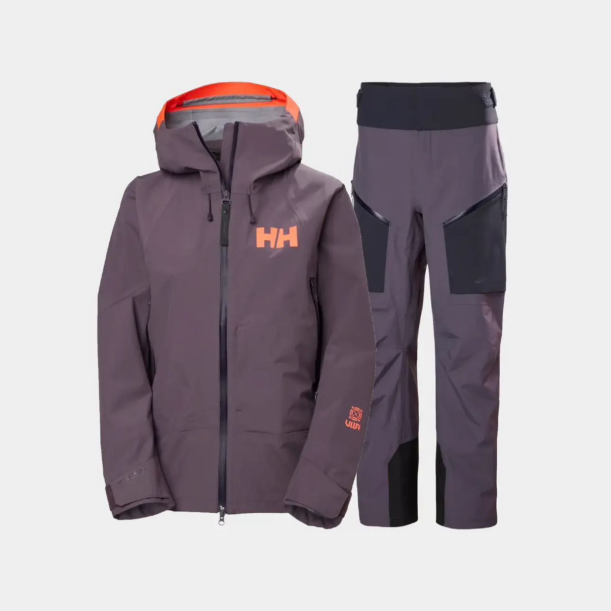 Helly Hansen Women's Sogn Shell Skisæt Dame - Smoked Purple - XL