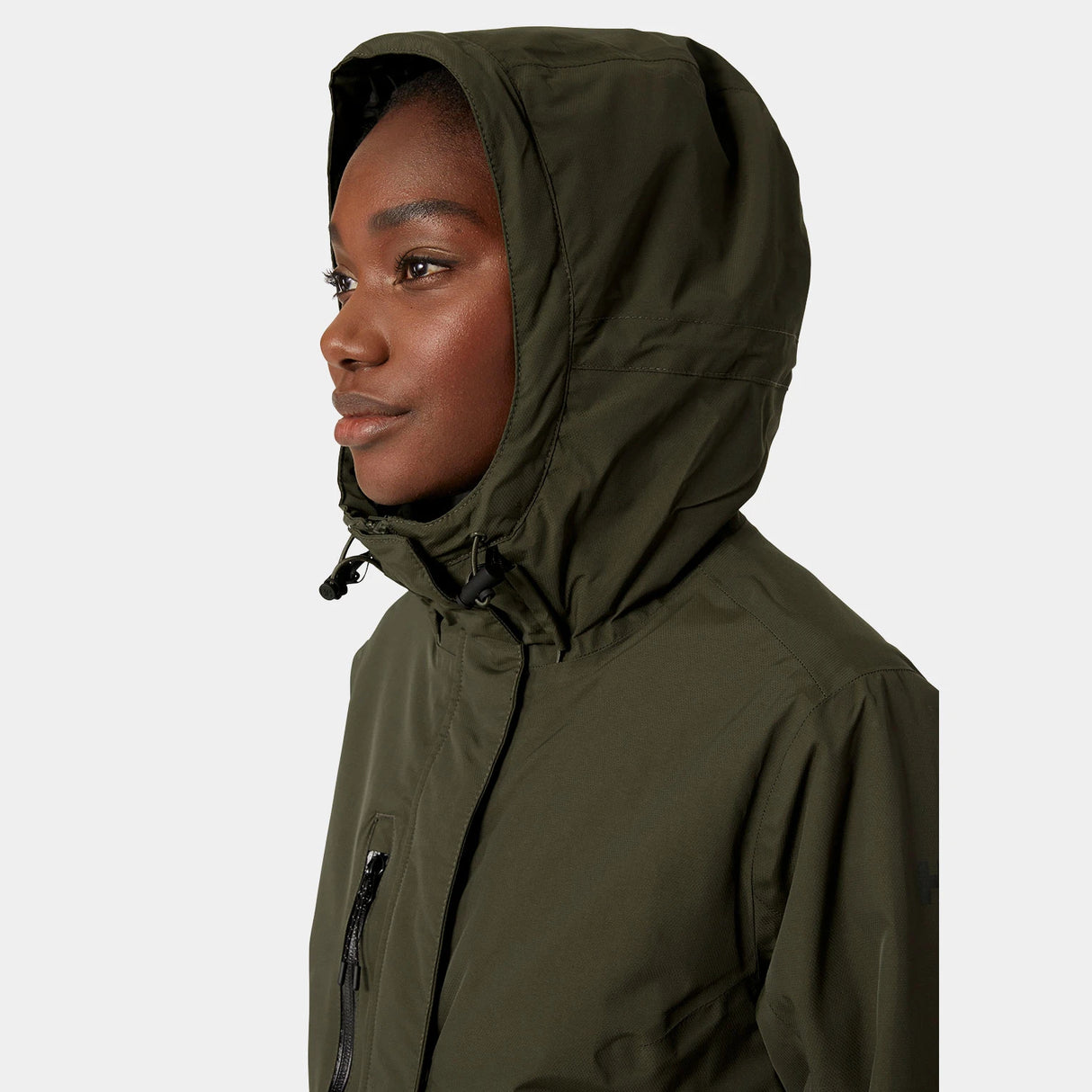 Helly Hansen Women's Adore Insulated Raincoat Regnfrakke Dame - Utility Green -