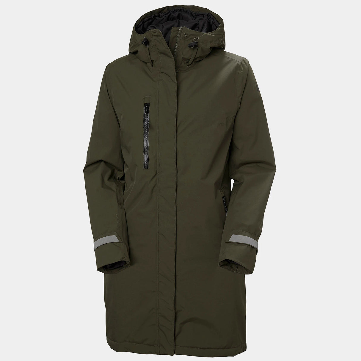 Helly Hansen Women's Adore Insulated Raincoat Regnfrakke Dame - Utility Green -