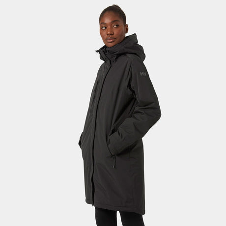 Helly Hansen Women's Adore Insulated Raincoat Regnfrakke Dame - Black - Black