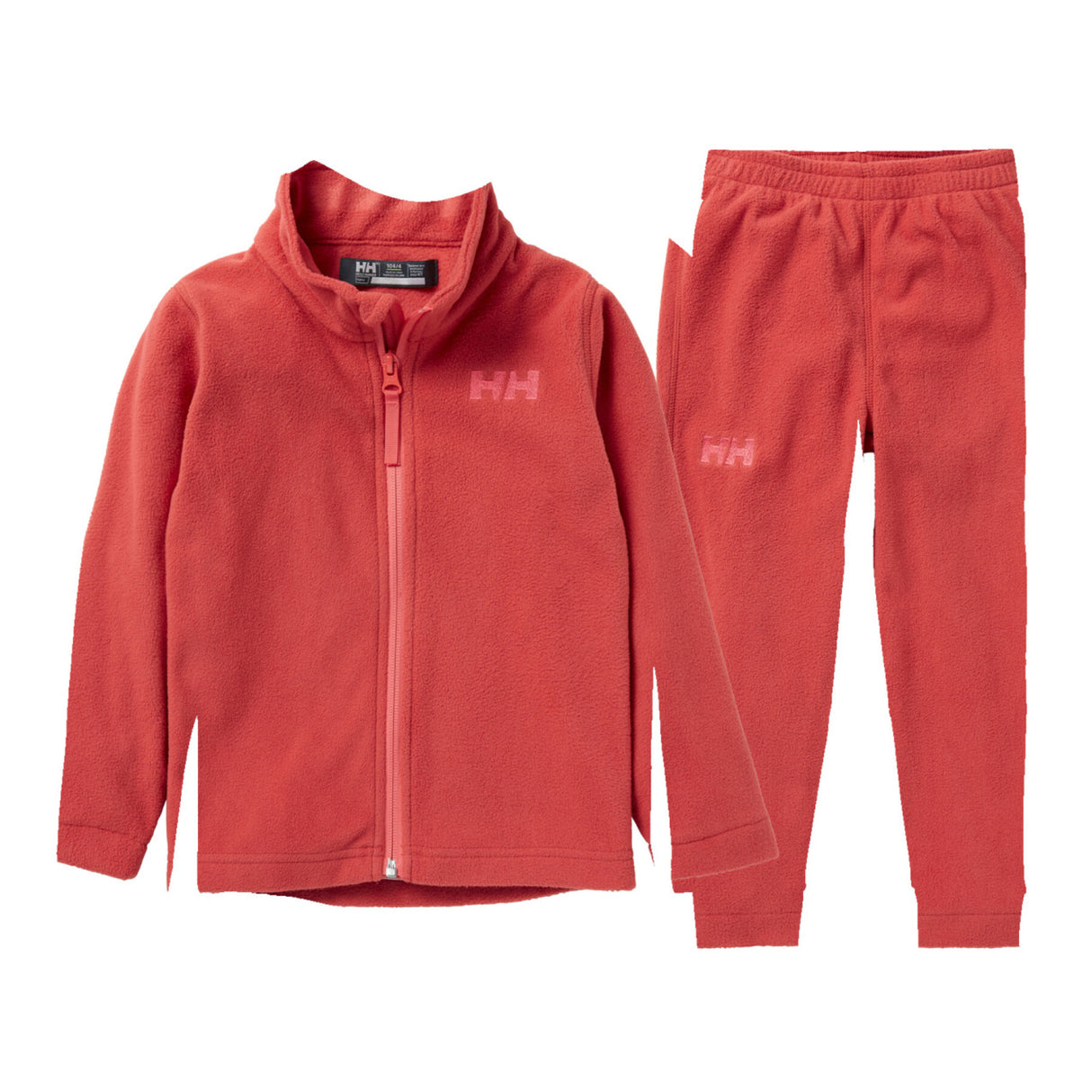Helly Hansen Kids' HH Fleece Set Fleecesæt Børn - Poppy Red