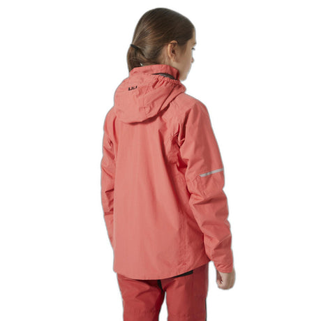 Helly Hansen Juniors’ Loen Rain Jacket Regnjakke Børn - Poppy Red -
