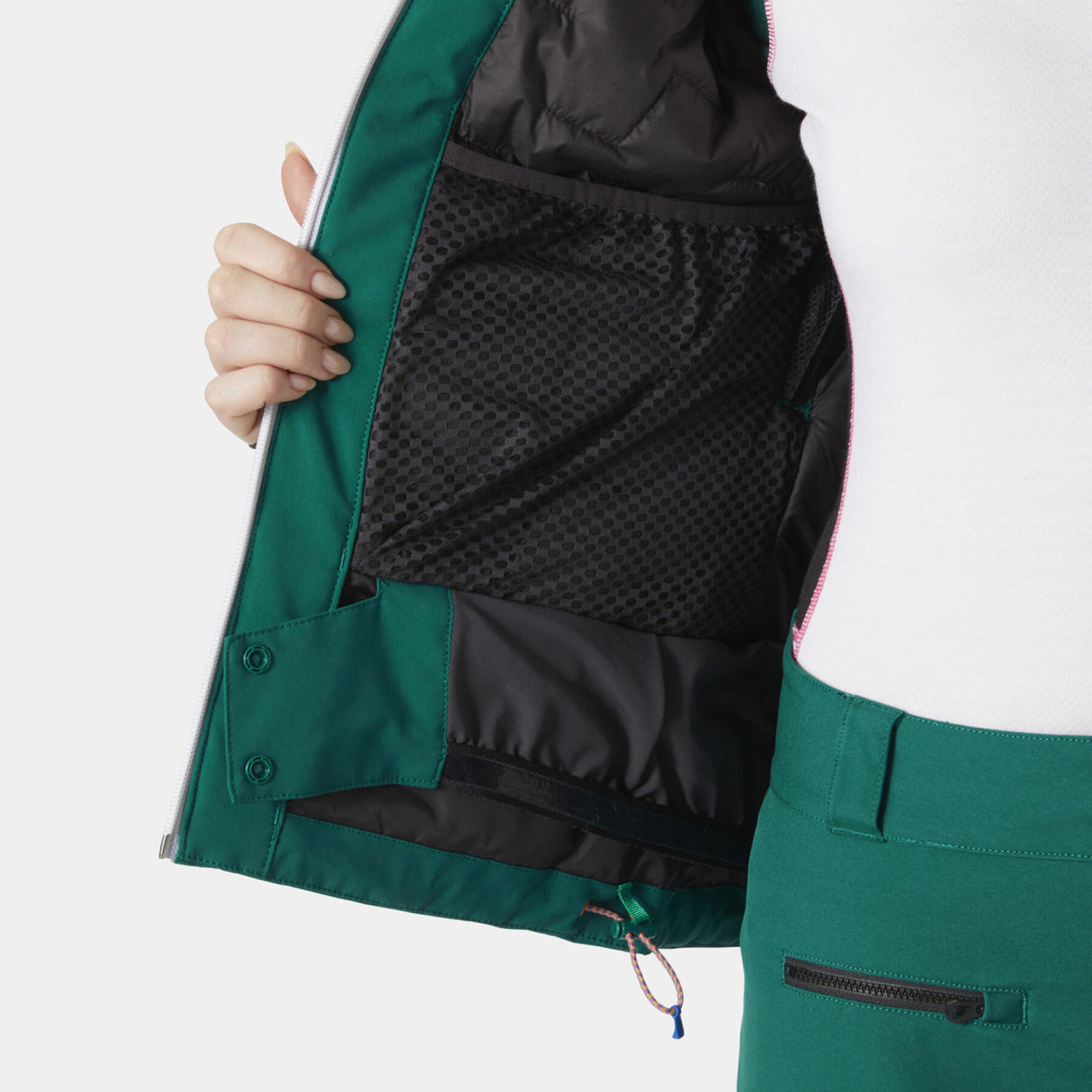 Helly Hansen Women's Alphelia LIFALOFT™ Ski Jacket Skijakke Dame - Emerald -