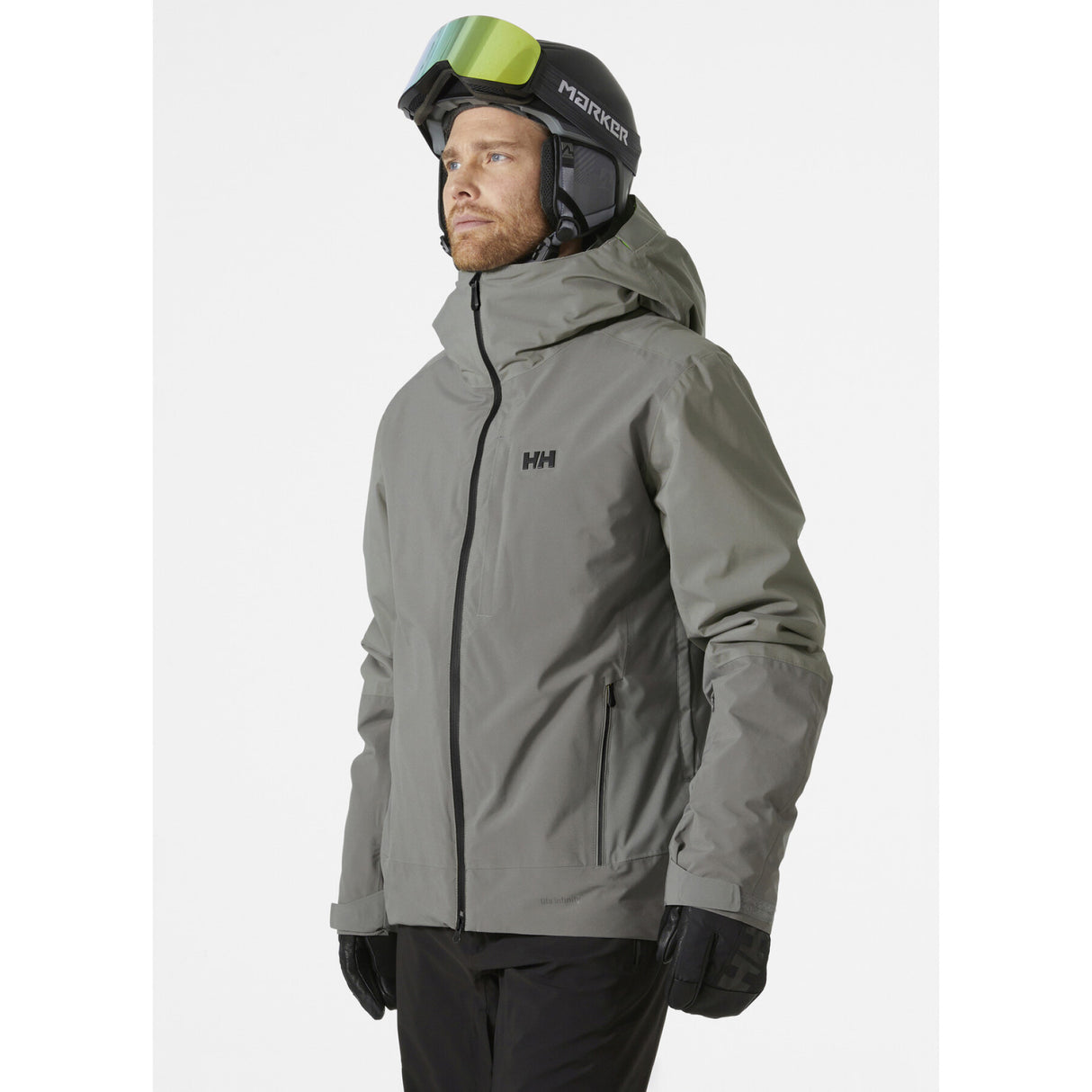 Helly Hansen Men's Swift Infinity Insulated Ski Jacket Skijakke Herre - Concrete - Concrete