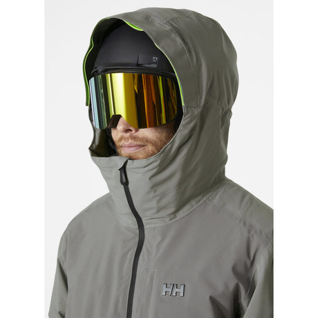 Helly Hansen Men's Swift Infinity Insulated Ski Jacket Skijakke Herre - Concrete -