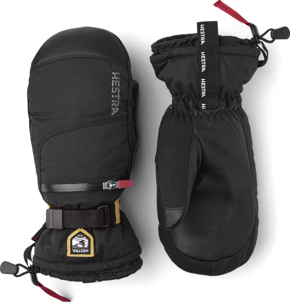 Hestra All Mountain Czone Mitt Skihandsker Dame / Herre - Black - Black